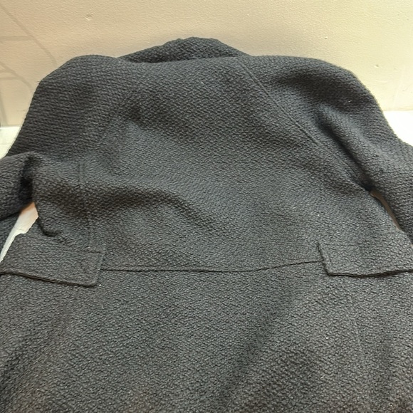Preloved Esprit Black Coat with Pockets and Hoodie - Picture 12 of 12